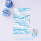 Feierliches Glück - Hintergrund sonnige Wolken Flyer (Einzeln)