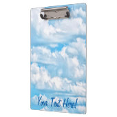 Feierliches Glück - Hintergrund sonnige Wolken Klemmbrett (Links)