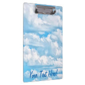 Feierliches Glück - Hintergrund sonnige Wolken Klemmbrett (Rechts)