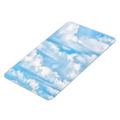 Feierliches Glück - Hintergrund sonnige Wolken Magnet (Linke Seite)