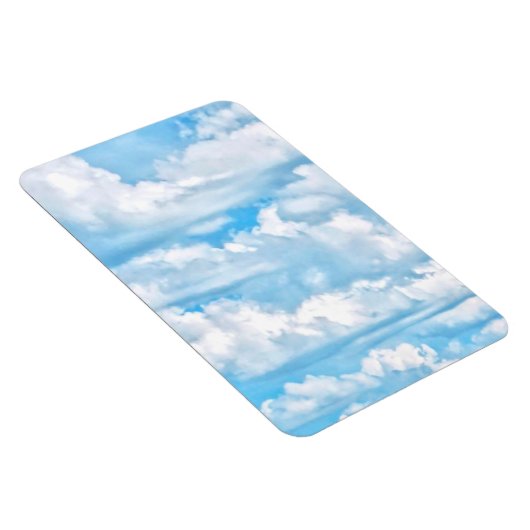 Feierliches Glück - Hintergrund sonnige Wolken Magnet (Rechte Seite)