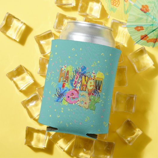 Feierliches Glück Neues Jahr Dosenkühler (In Situ Sommer)