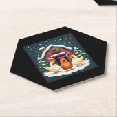 Feierliches Hähnchen Untersetzer (angewinkelt)