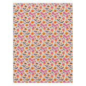 Feierliches Halloween | Kuchen, Kürbis und Flederm Tischdecke (Vorderseite)