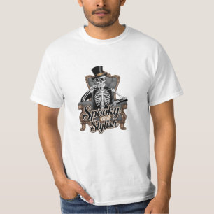 Feierliches Halloween mit Skelettwerk T-Shirt