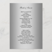 Feierliches Hochzeitsprogramm Programm (Vorderseite)