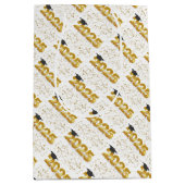 feierliches Muster 2025 für den Abschluss Mittlere Geschenktüte (Vorderseite)