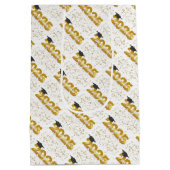 feierliches Muster 2025 für den Abschluss Mittlere Geschenktüte (Rückseite)