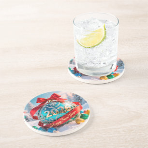 Feierliches Neues Jahr 2026 Getränkeuntersetzer