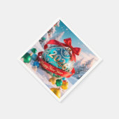 Feierliches Neues Jahr 2026 Serviette (Ecke)