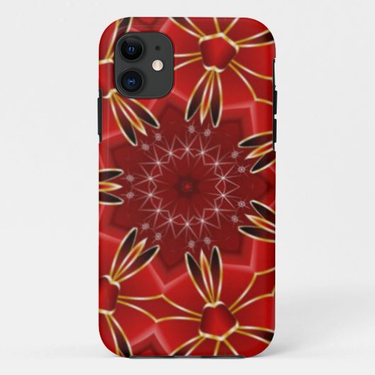 Feierliches Rot Case-Mate iPhone Hülle (Rückseite)