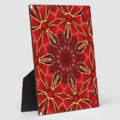 Feierliches Rot Fotoplatte (Seite)