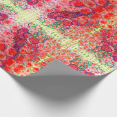 Feierliches Rot Geschenkpapier (Ecke)