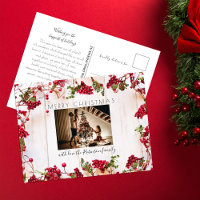 Feierliches Rotes Berry Weihnachtsfest Foto