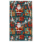 Feierliches Santa Delight Kleine Geschenktüte (Rückseite)