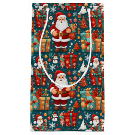 Feierliches Santa Delight Kleine Geschenktüte
