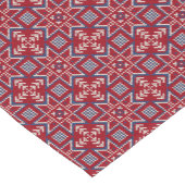 Feierliches skandinavisches Sweatermuster Kurzer Tischläufer (Ecke)