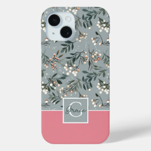 Feierliches Weihnachtsmuster im Colorblock Case-Mate iPhone Hülle