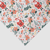 Feierliches Weihnachtsmuster Seidenpapier (Ausschnitt)