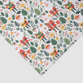 Feierliches Weihnachtsmuster Seidenpapier (Ausschnitt)