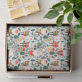 Feierliches Weihnachtsmuster Seidenpapier (Geschenk)