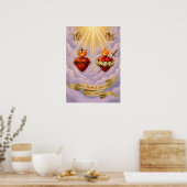 Feierlichkeit des Heiligen Herzens Jesu Katholisch Poster (Küche)