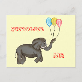 Feierlichkeit Elephant. Postkarte