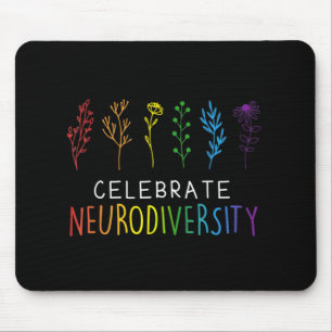 FEIERLICHKEIT NEURODIVERSITY Autismus Blume Mousepad