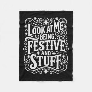 Feierlichkeit sehen, wie ich festlich bin und Stuf Fleecedecke