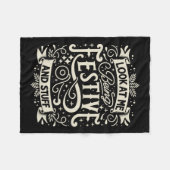 Feierlichkeit sehen, wie ich festlich bin und Stuf Fleecedecke (Vorderseite (Horizontal))