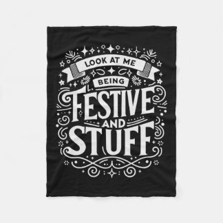 Feierlichkeit sehen, wie ich festlich bin und Stuf Fleecedecke