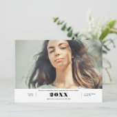 Feierlichkeiten Abschluss Ankündigung (Stehend Vorderseite)