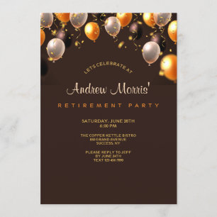 Feierlichkeiten Ballons Einladung