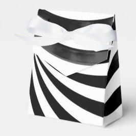 Feierlichkeiten Black & White Gunst Geschenkboxen Geschenkschachtel