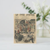 Feierlichkeiten der Stadt Paris Einladungspostkarte (Stehend Vorderseite)