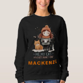 Feierlichkeiten: Gewohnter Winter Chat Weihnachten Sweatshirt (Vorderseite)