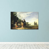 Feierlichkeiten in ländlichen Gebieten Leinwanddruck (Insitu (Holzboden))