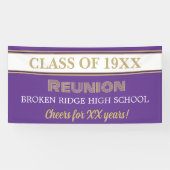 Feierlichkeiten! Klasse-Wiedersehen-Banner Banner (Horizontal)