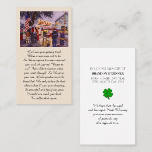 Feierlichkeiten mit der Hummerkarte "Life Red's Ea Visitenkarte