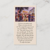 Feierlichkeiten mit der Hummerkarte "Life Red's Ea Visitenkarte (Vorderseite)