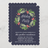 Feierlichkeiten mit Gemälden Einladung (Vorne/Hinten)