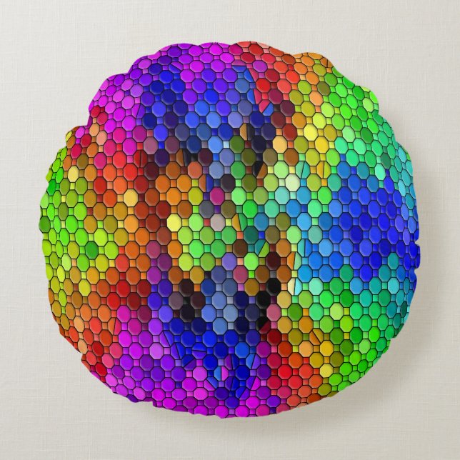 Feierlichkeiten... Rundes Kissen (Vorderseite)