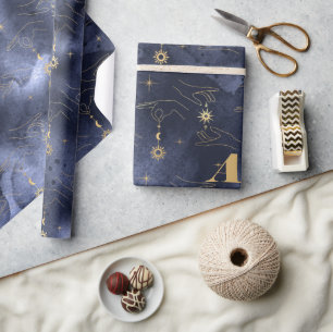 Feierlichkeiten Tarot Card Handastrologer Geschenkpapier