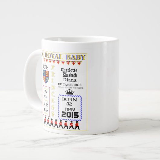 Feierlichkeiten Tasse Königliche Prinzessin Charlo (Vorderseite Links)