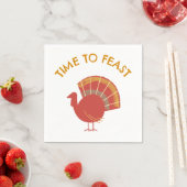 Feierlichkeiten zu dieser Türkei Serviette (Beispiel)
