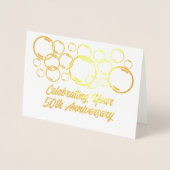 Feierlichkeiten zum 50. Jahrestag Folienkarte (Vorderseite)