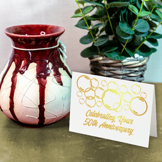 Feierlichkeiten zum 50. Jahrestag Folienkarte