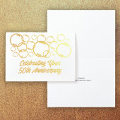 Feierlichkeiten zum 50. Jahrestag Folienkarte