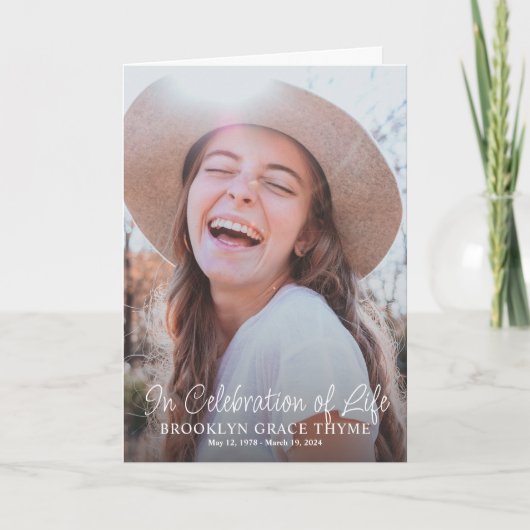 Feierlichkeiten zum Foto-Gedenkprogramm Programm (Vorderseite)