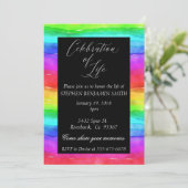 Feierlichkeiten zum Gedenkfeiern Einladung (Stehend Vorderseite)